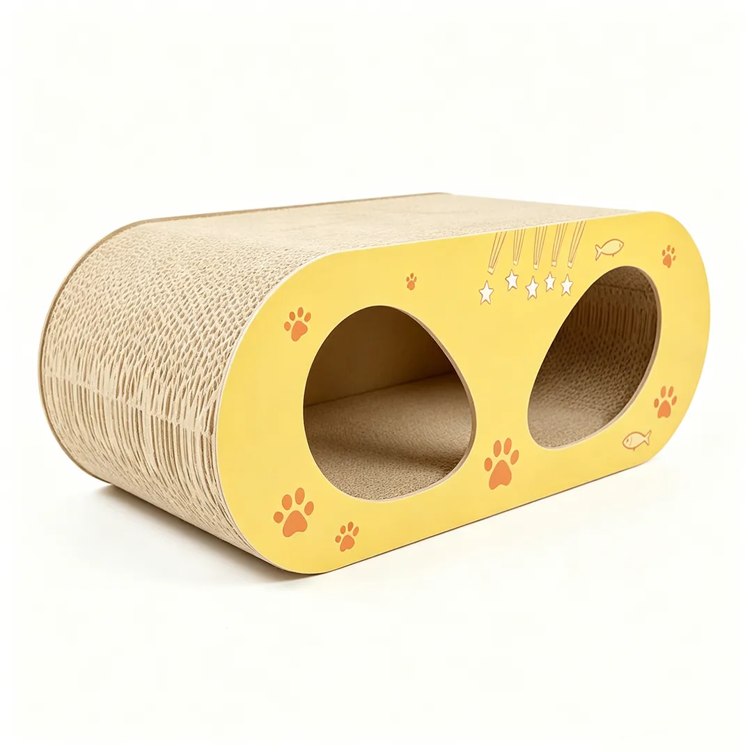 Hot Sale Custom Double Tunnel Cat Rest House ZB-0157