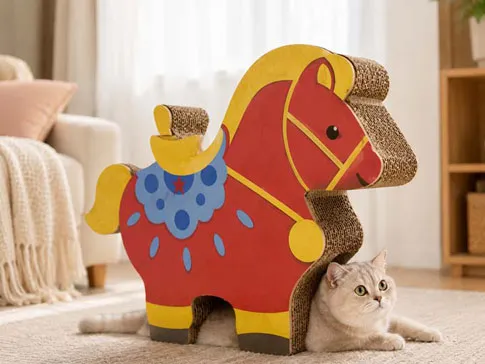 Custom Cat Scratcher: OEM/ODM Options for Size, Shape, Printing and Packaging
