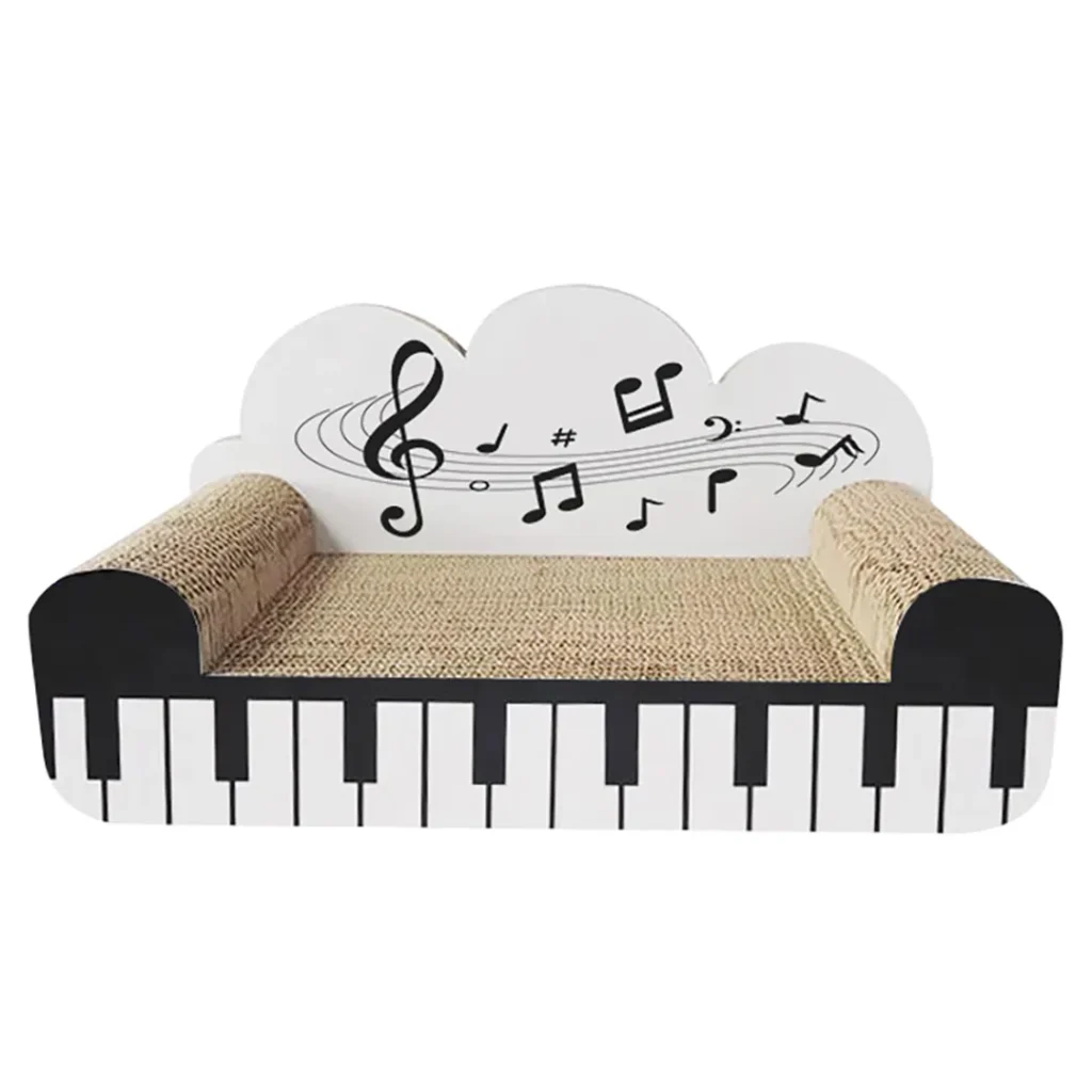 Custom Piano Key & Music Note Sofa Cat Scratcher ZB-0080 1