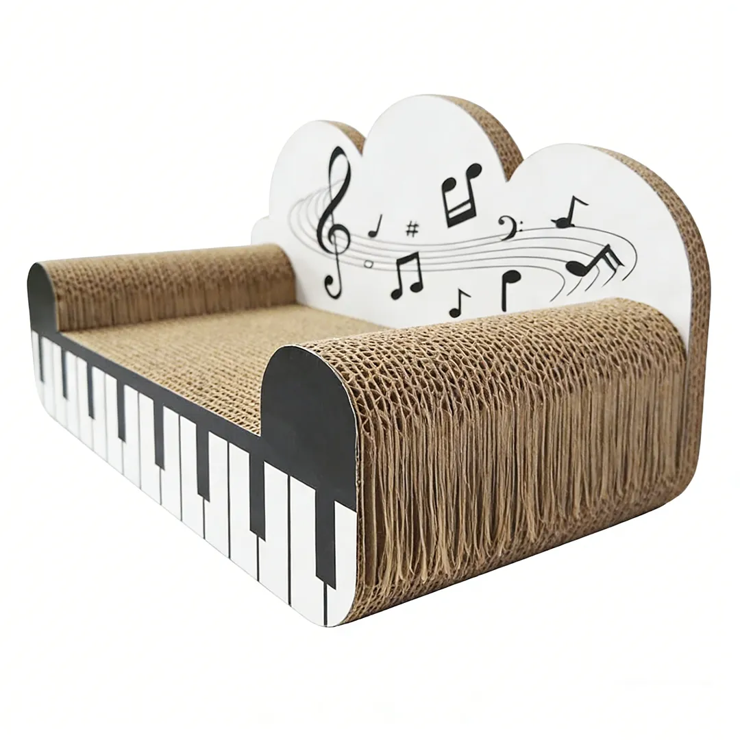 Custom Piano Key & Music Note Sofa Cat Scratcher ZB-0080