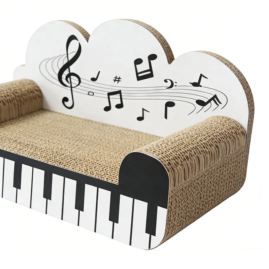 Custom Piano Key & Music Note Sofa Cat Scratcher ZB-0080