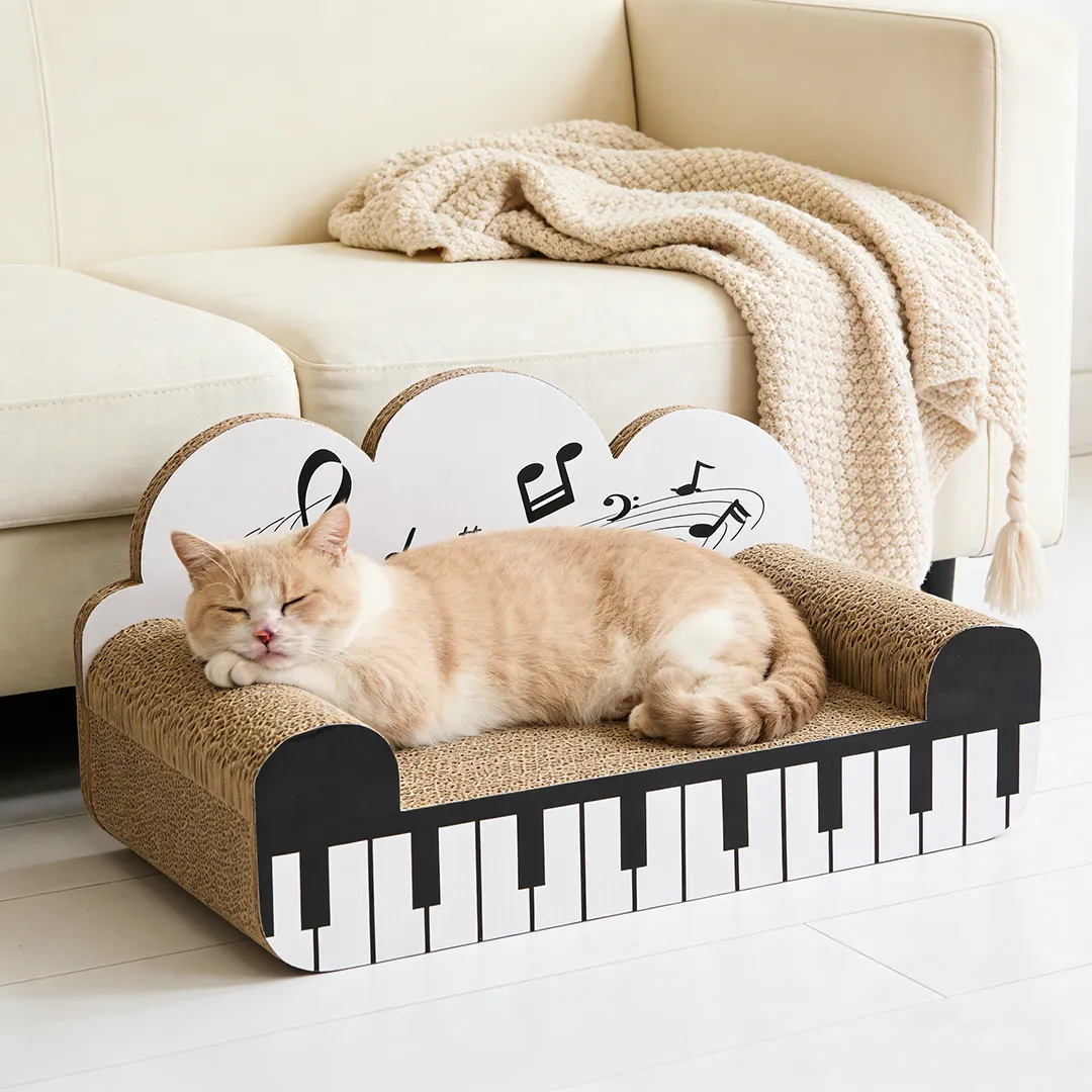 Custom Piano Key & Music Note Sofa Cat Scratcher ZB-0080