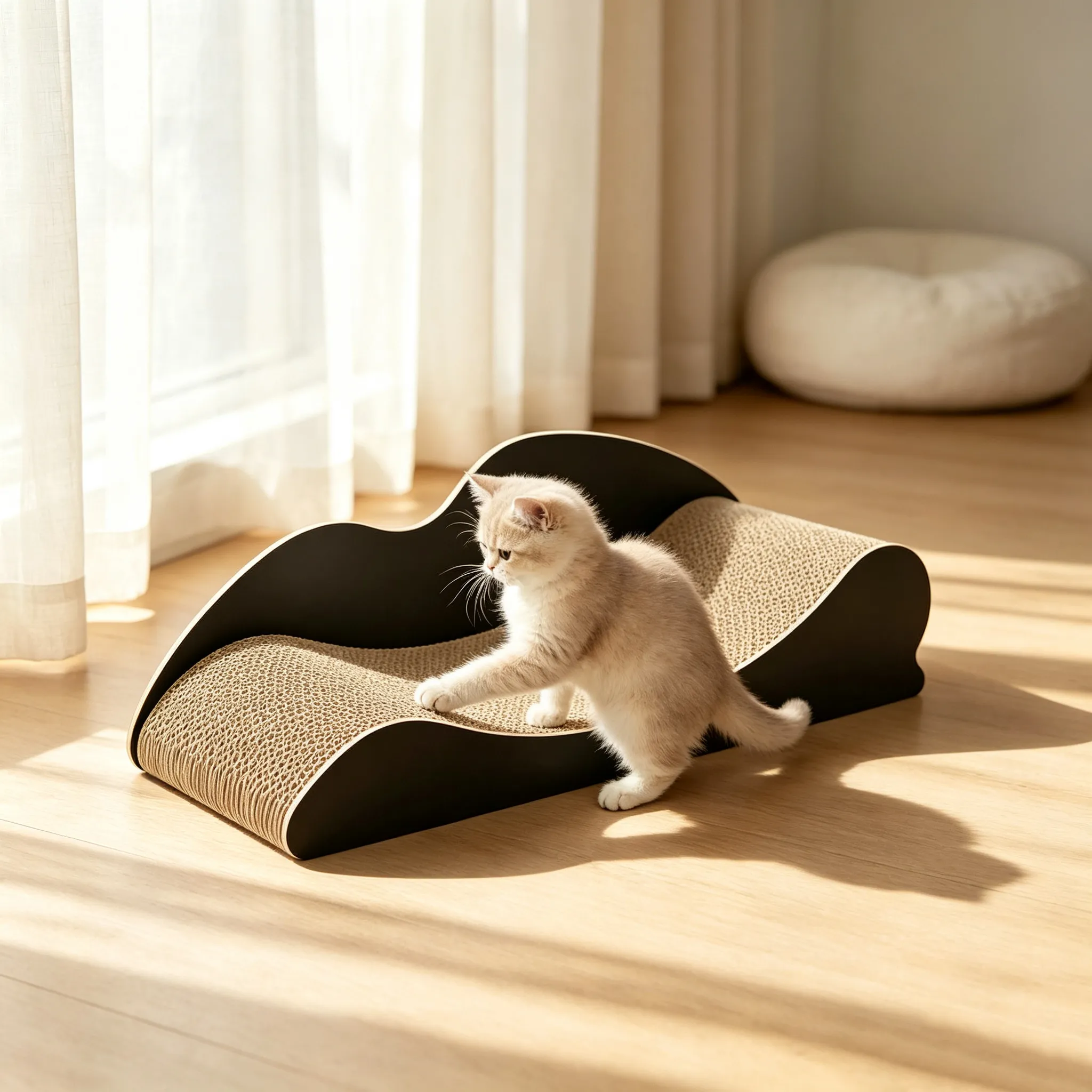 Hot Sale Custom Minimalist Black Trim Sofa Cat Scratcher ZB-0081