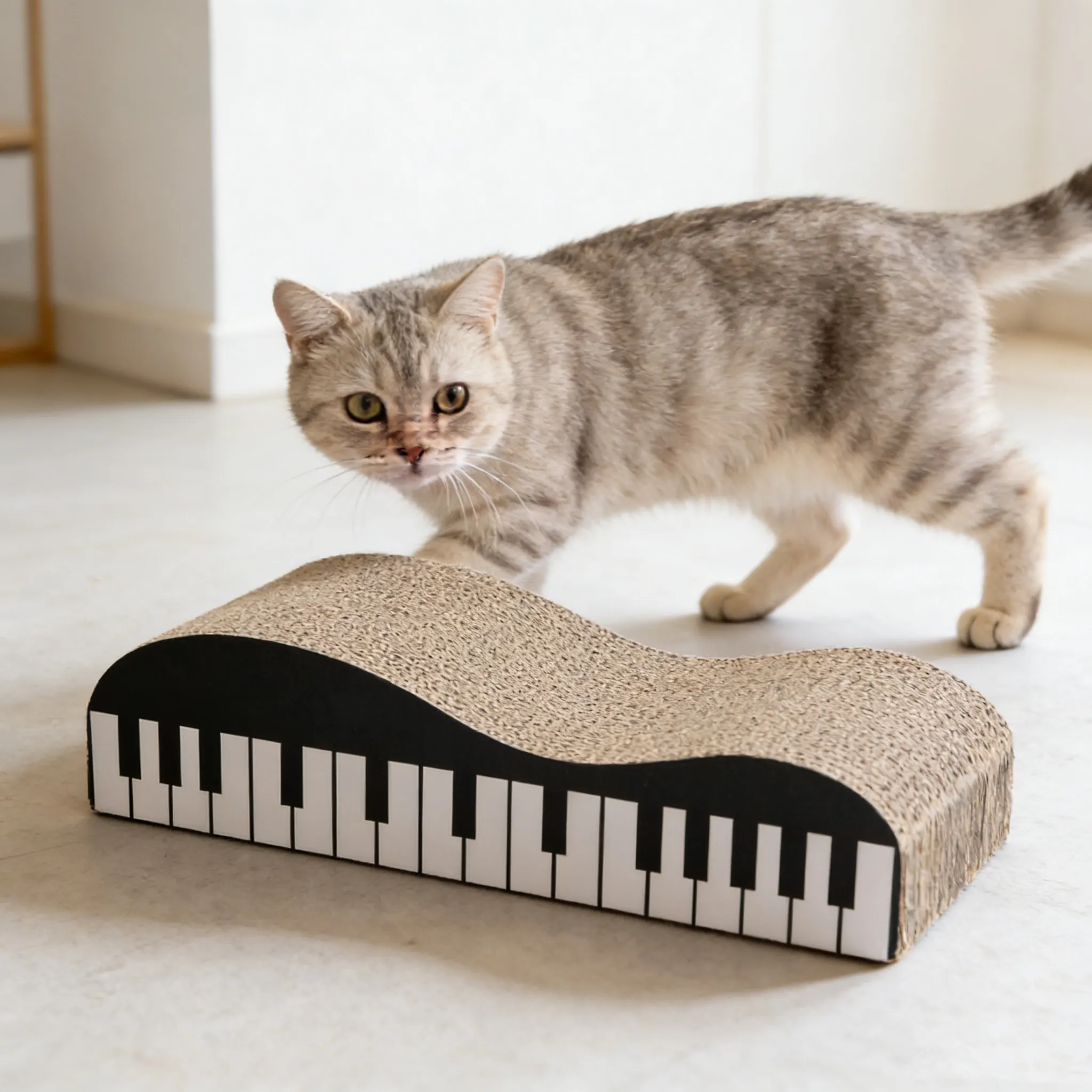 Hot Sale Custom Piano Spine Support Cat Scratcher Lounge ZB-0082