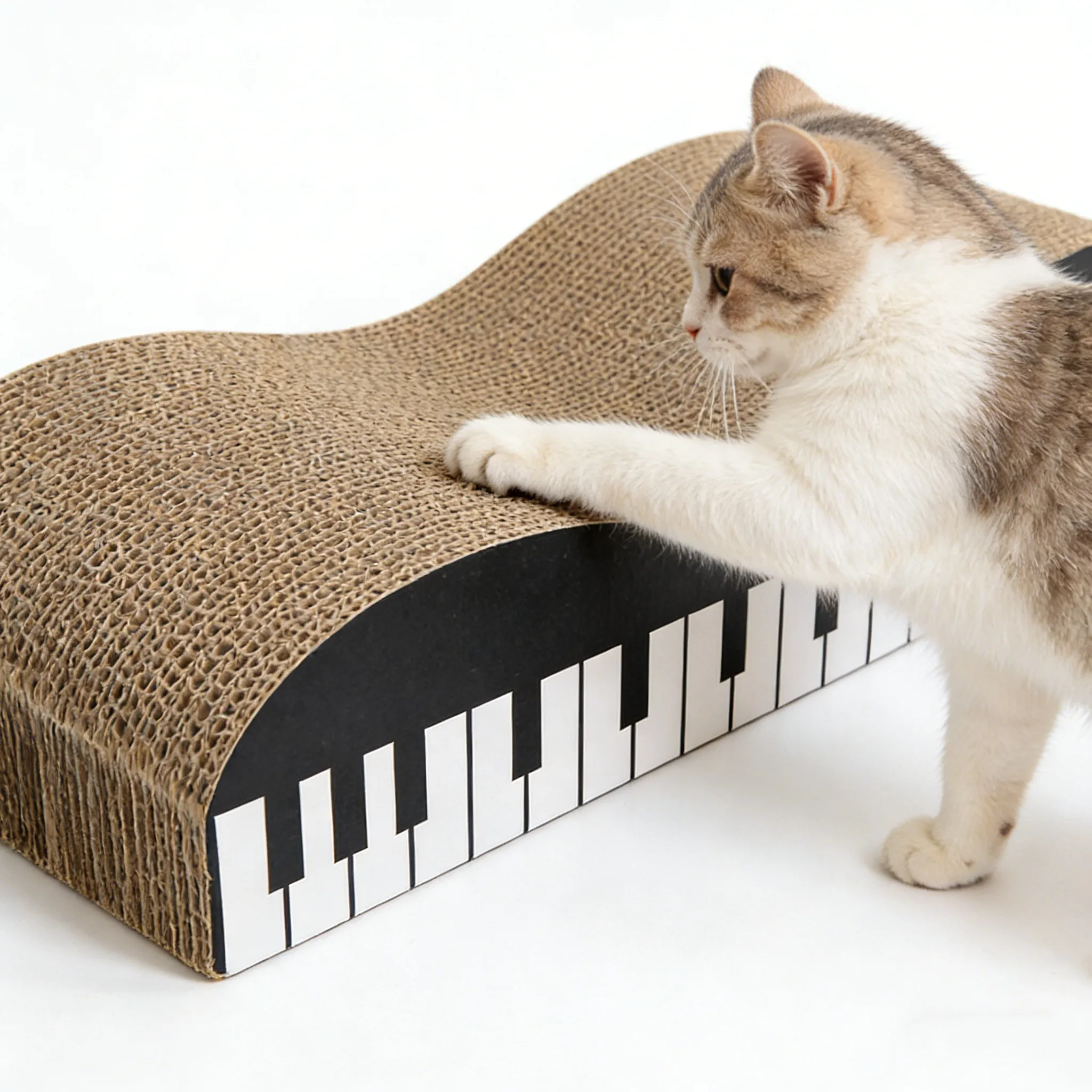 Hot Sale Custom Piano Spine Support Cat Scratcher Lounge ZB-0082