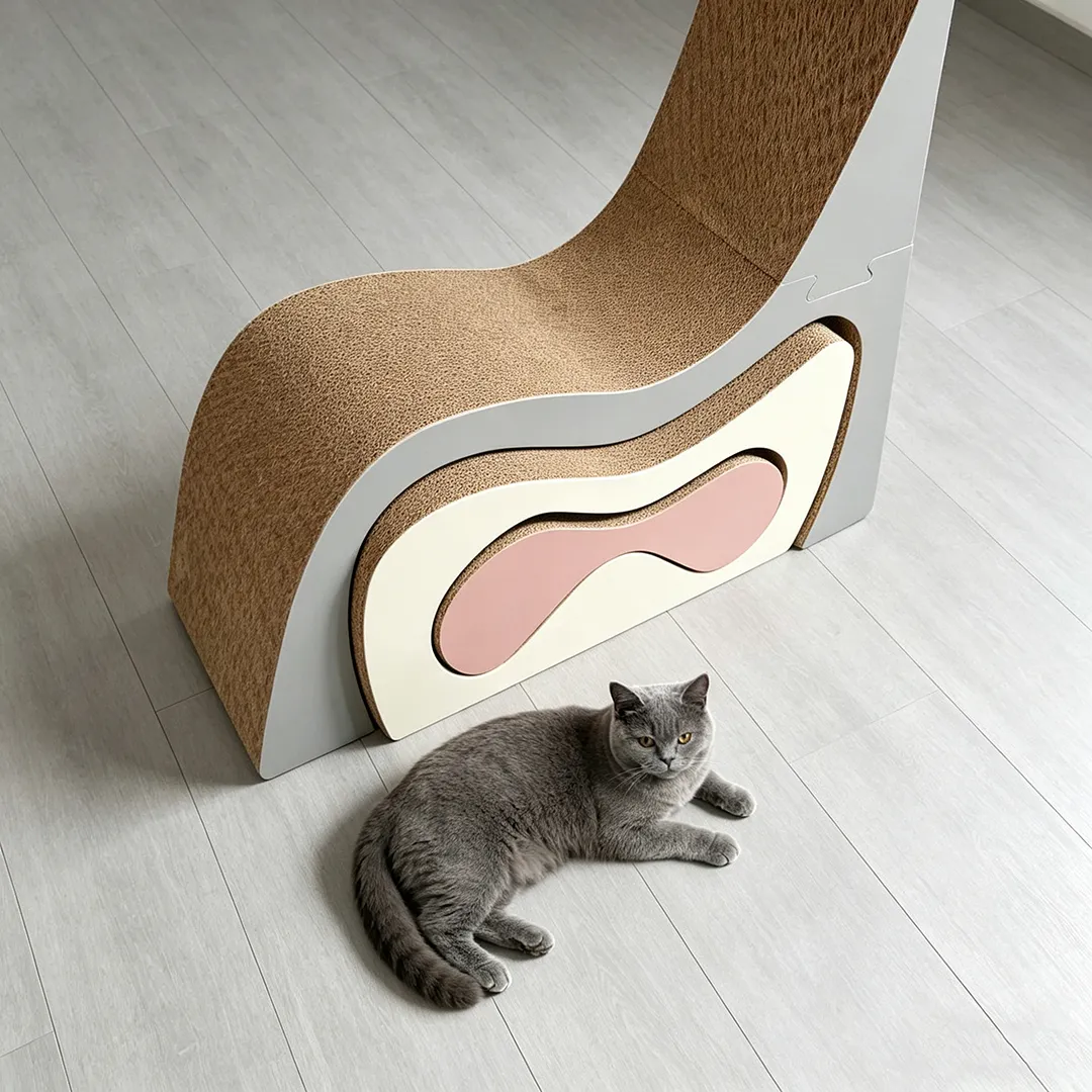 High quality custom three-in-one cat lying catch board ZB-0108