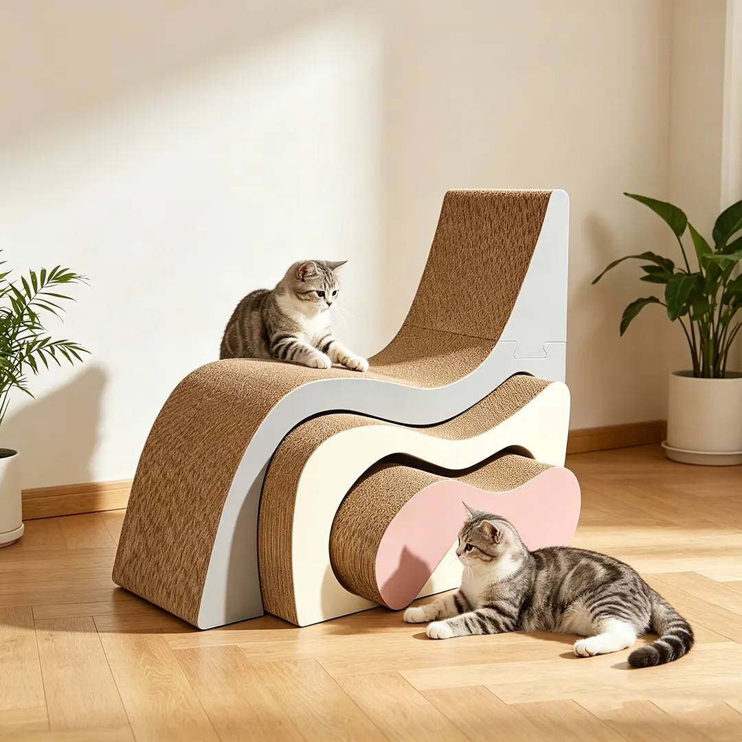 High quality custom three-in-one cat lying catch board ZB-0108