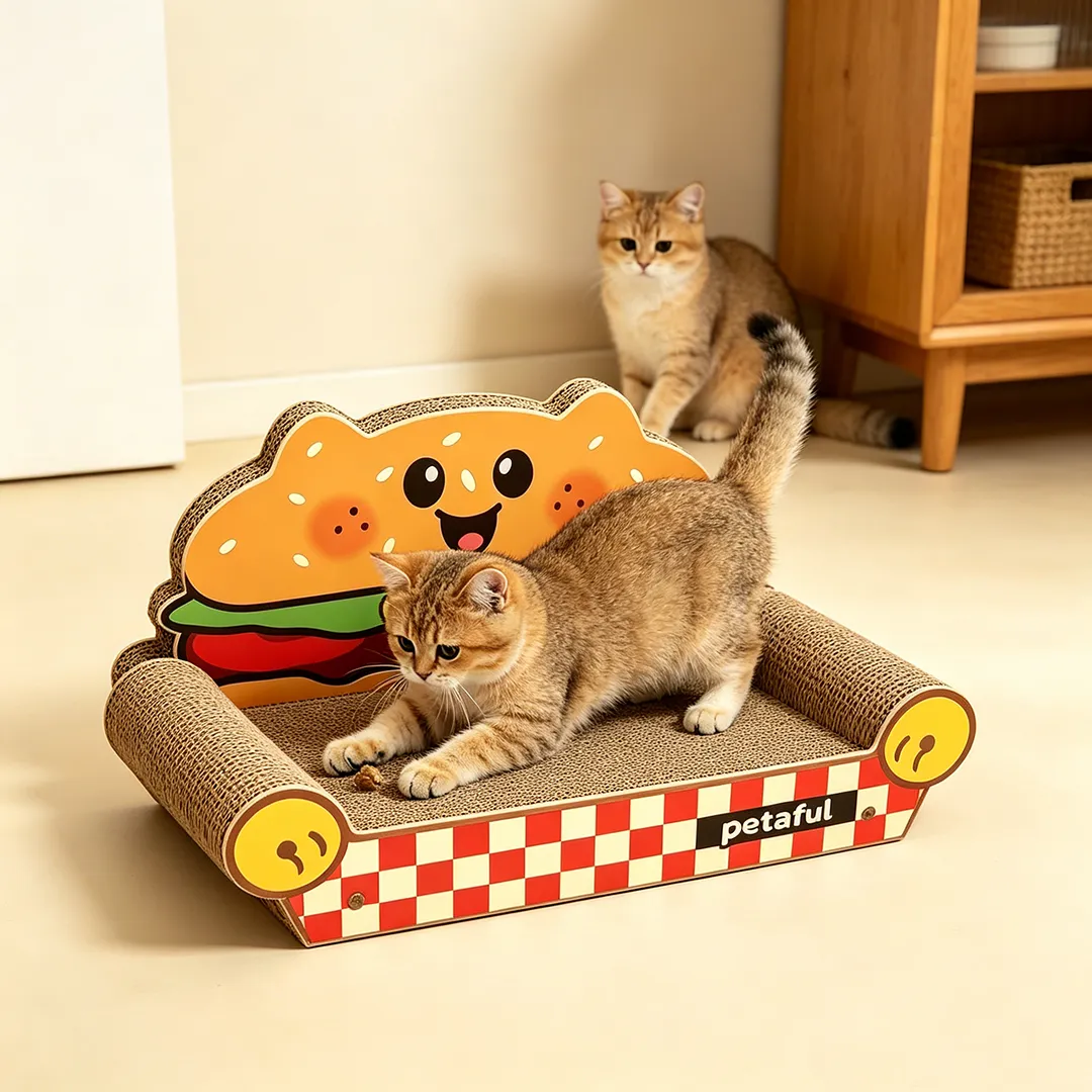 Hot Custom Hamburger Sofa Cat Scratcher Bed ZB-0182