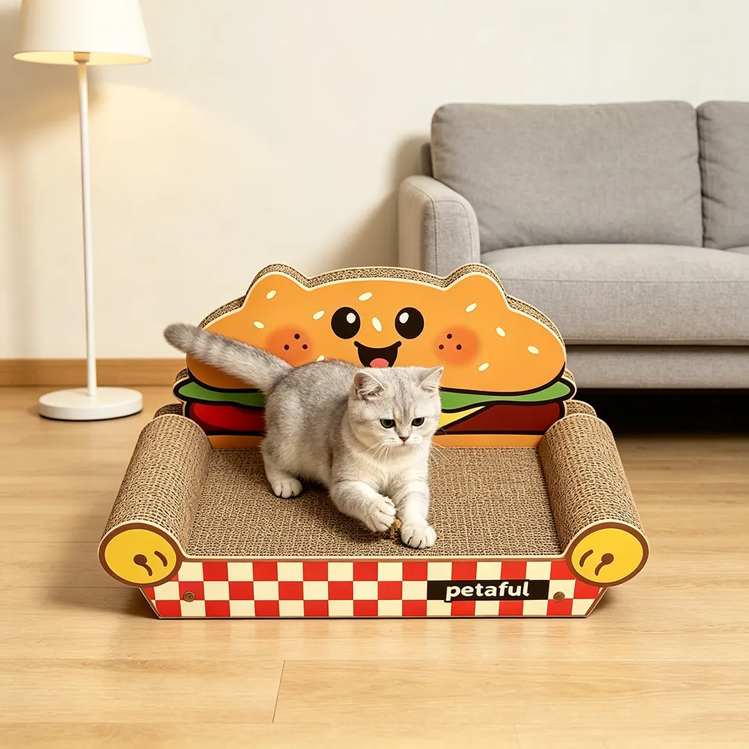 Hot Custom Hamburger Sofa Cat Scratcher Bed ZB-0182