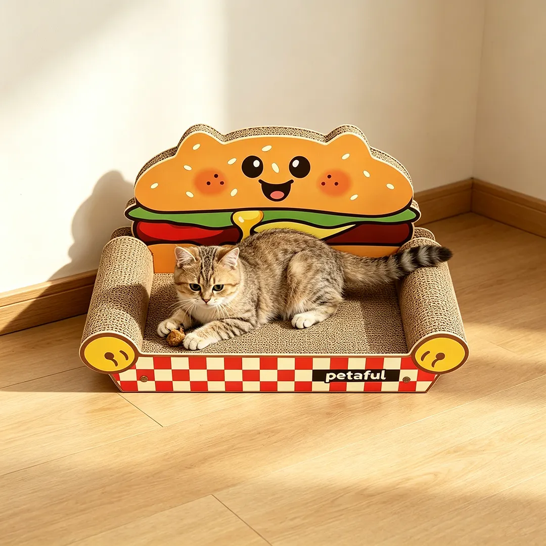 Hot Custom Hamburger Sofa Cat Scratcher Bed ZB-0182