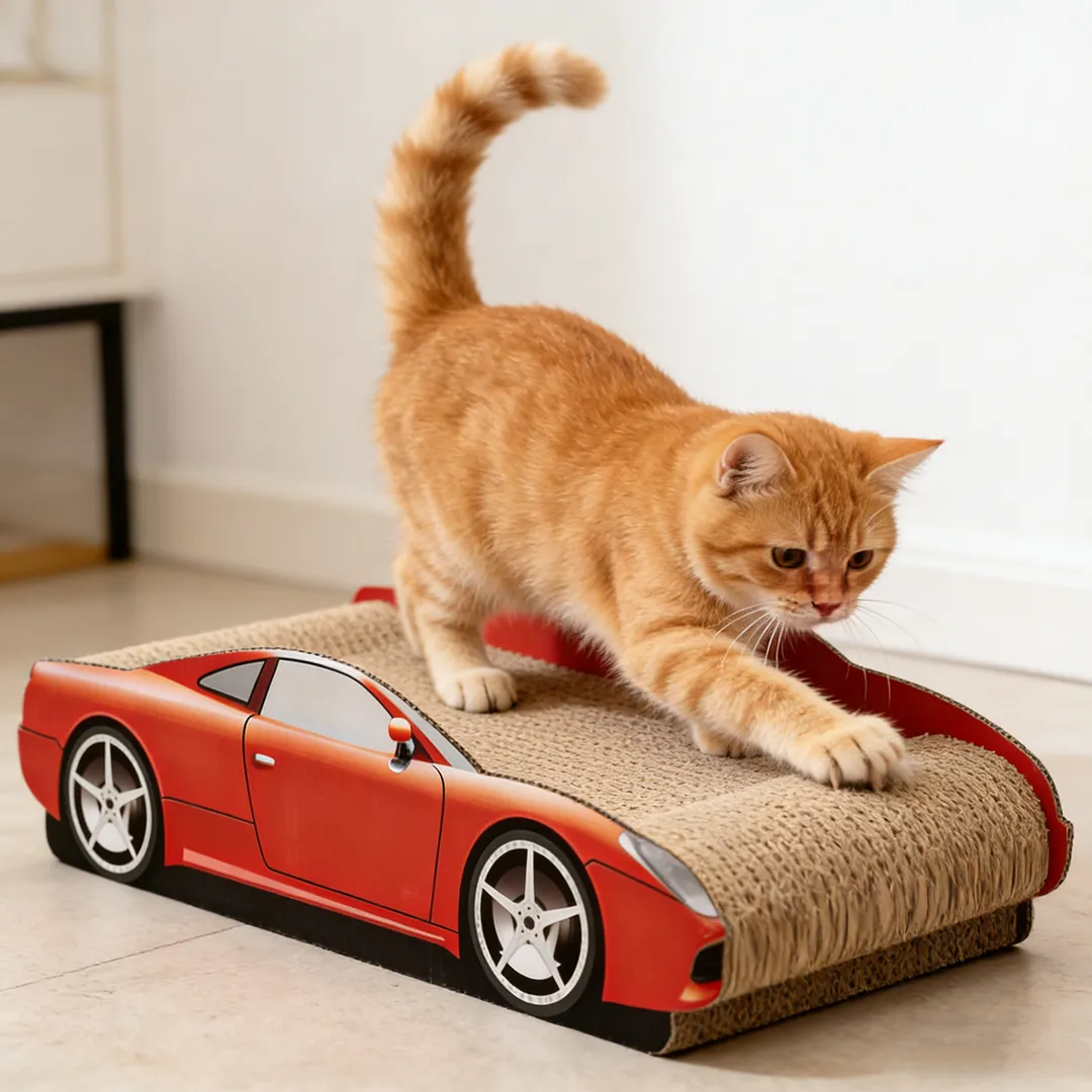 Hot Custom Red Sports Car Cat Scratcher ZB-0063