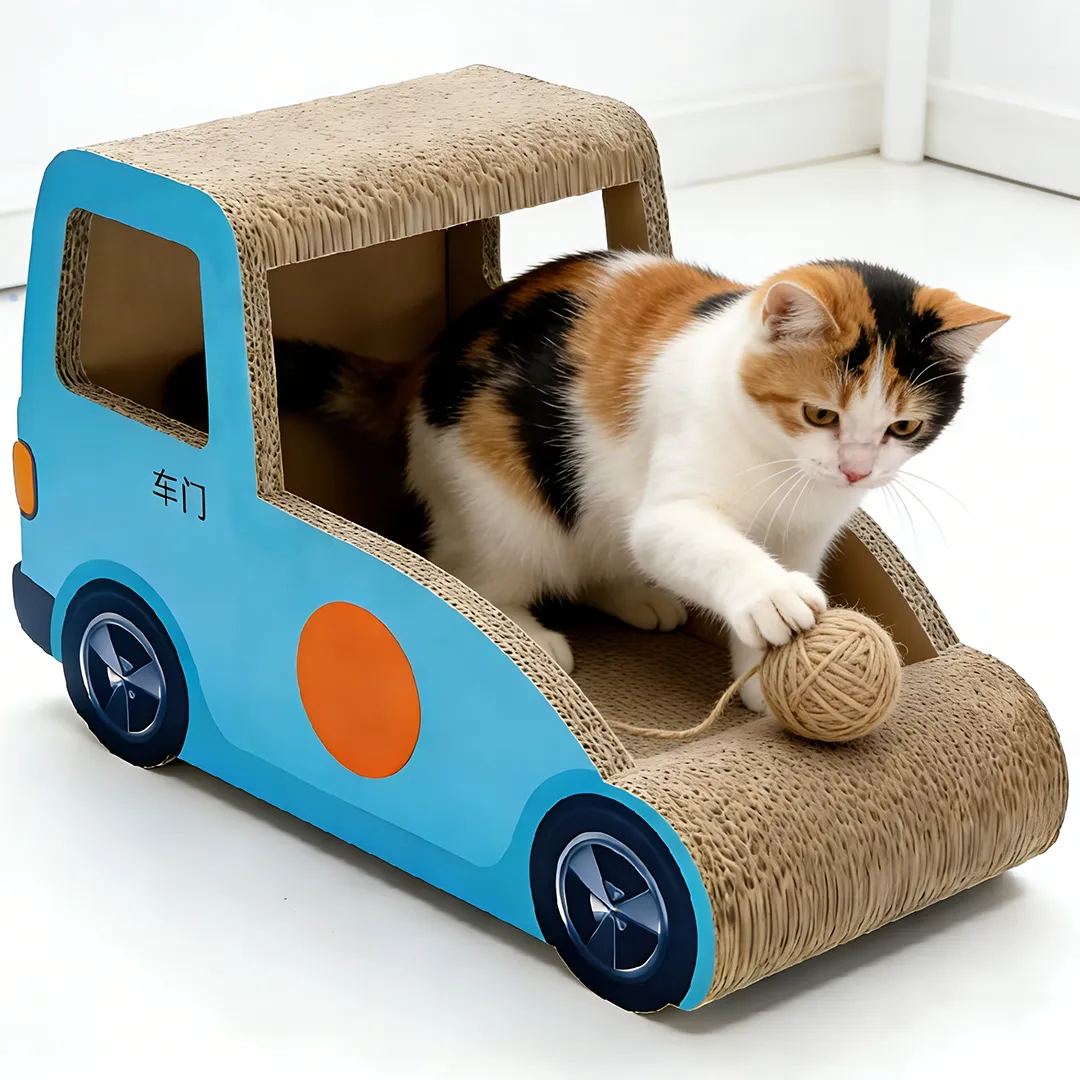 Wholesale & Customizable Bus Shape Cat Scratcher ZB-0068
