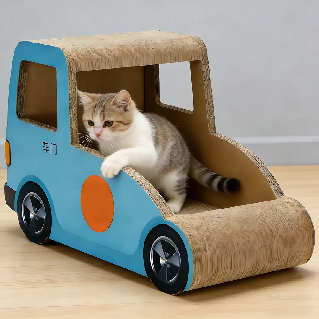 Wholesale & Customizable Bus Shape Cat Scratcher ZB-0068