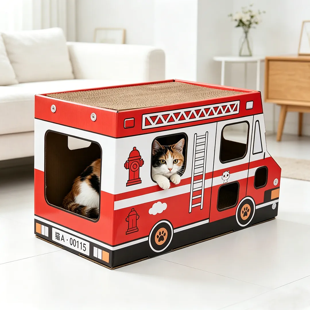 Custom Hot-selling Fire Truck Cat Scratcher | ZB-0106
