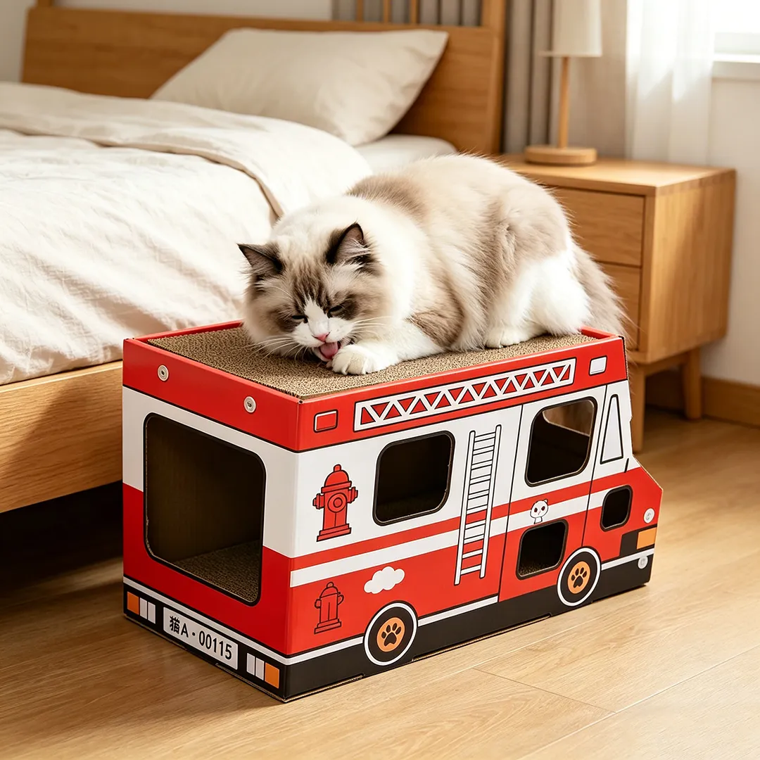 Custom Hot-selling Fire Truck Cat Scratcher | ZB-0106