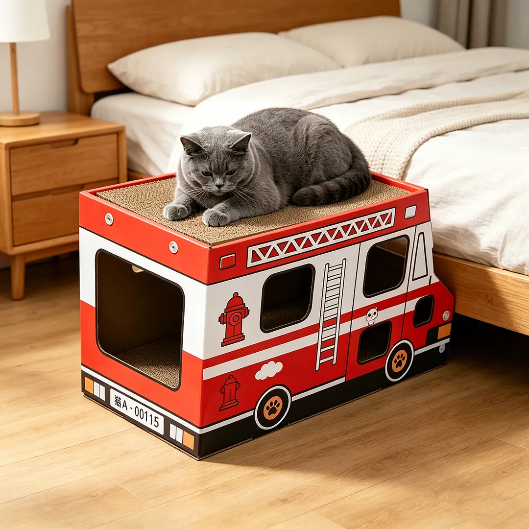Custom Hot-selling Fire Truck Cat Scratcher | ZB-0106