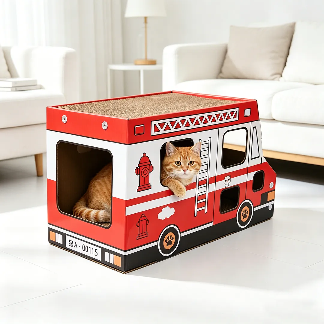 Custom Hot-selling Fire Truck Cat Scratcher | ZB-0106
