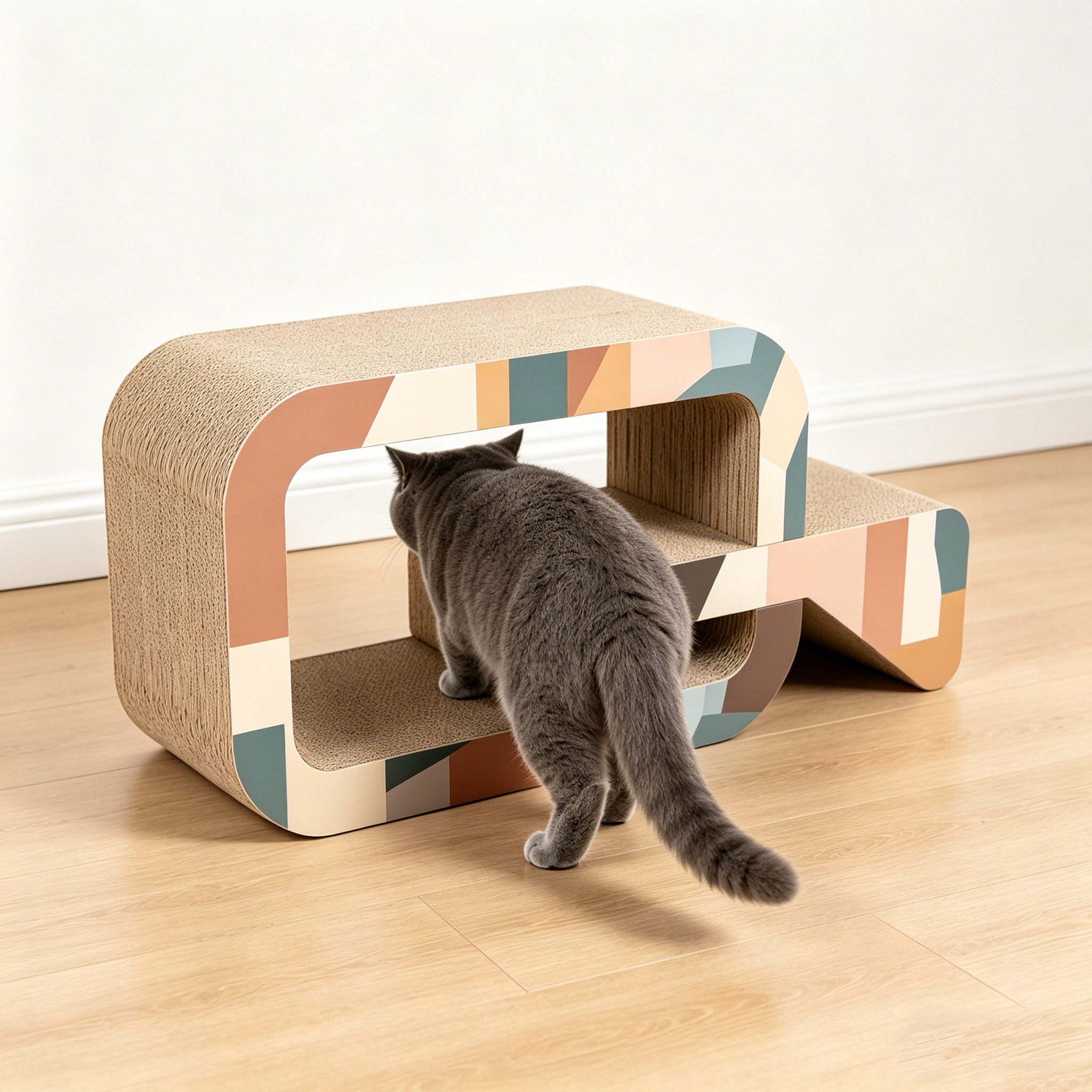 Wholesale & Custom Morandi Combined Tunnel Cat Scratcher ZB-0114