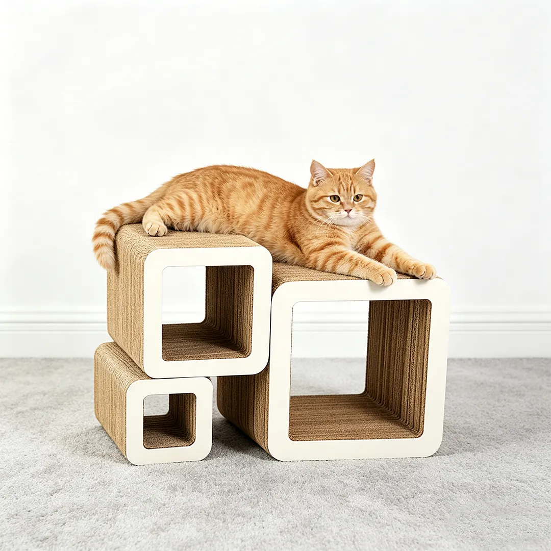 Bulk Custom Stackable Square Cat House ZB-0113