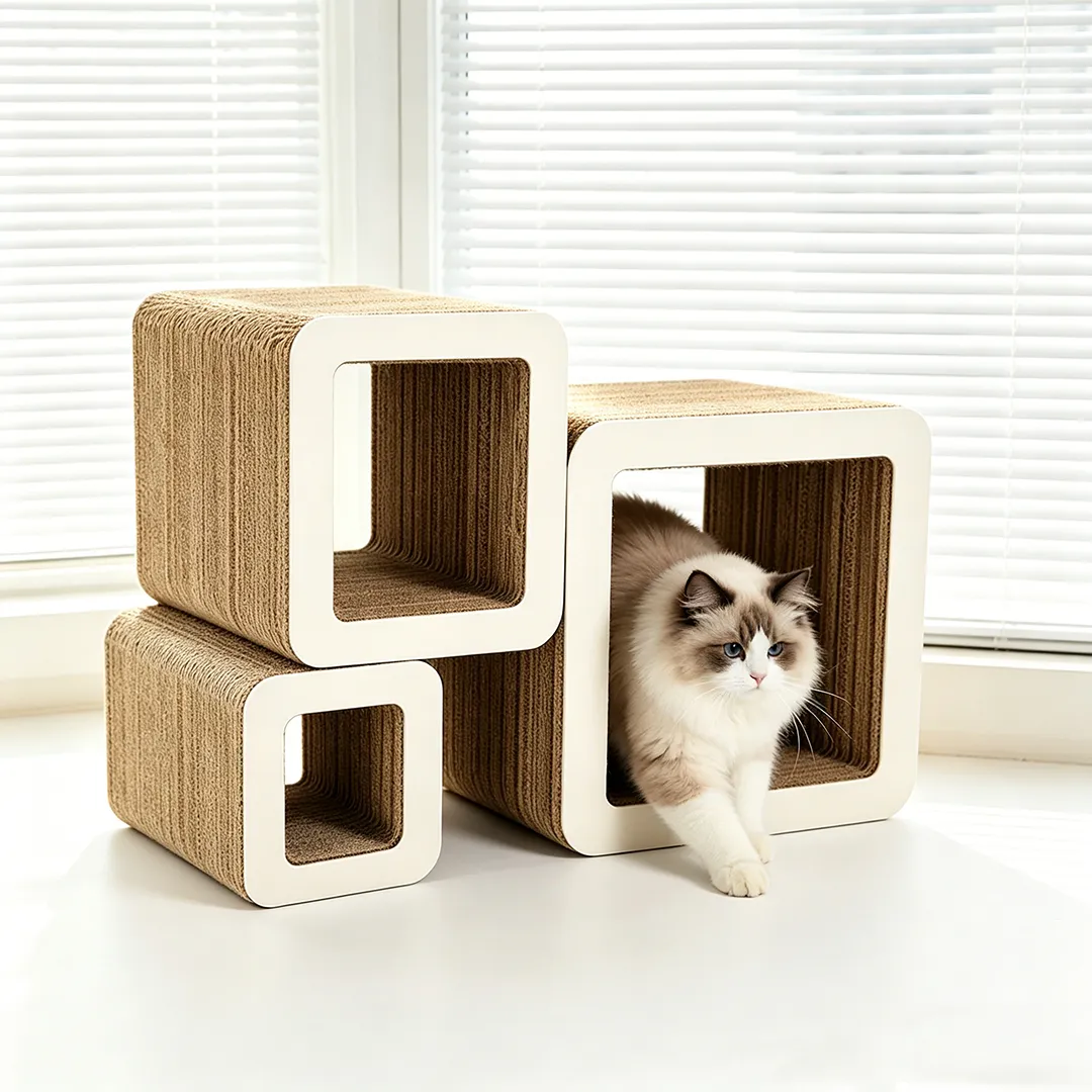 Bulk Custom Stackable Square Cat House ZB-0113