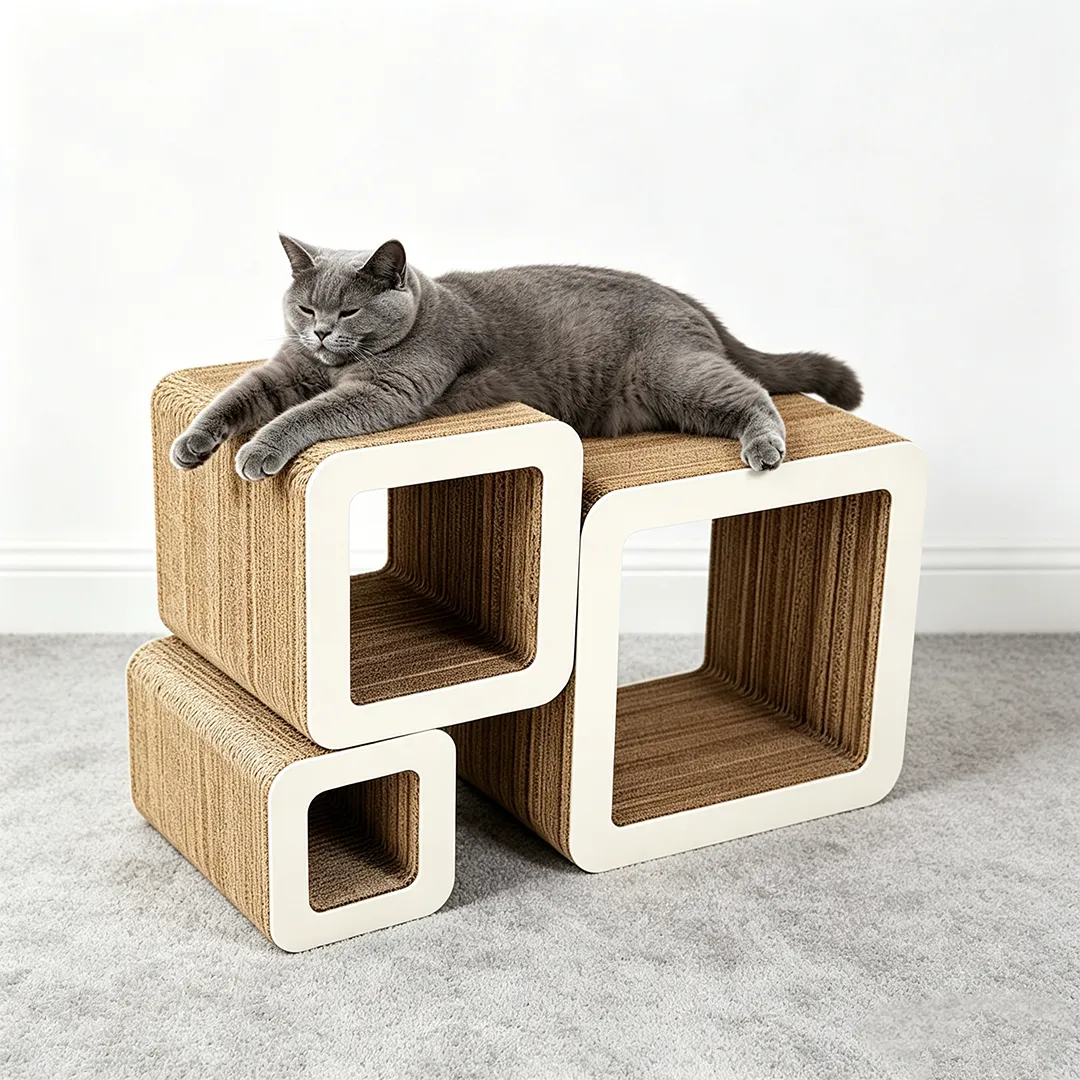 Bulk Custom Stackable Square Cat House ZB-0113