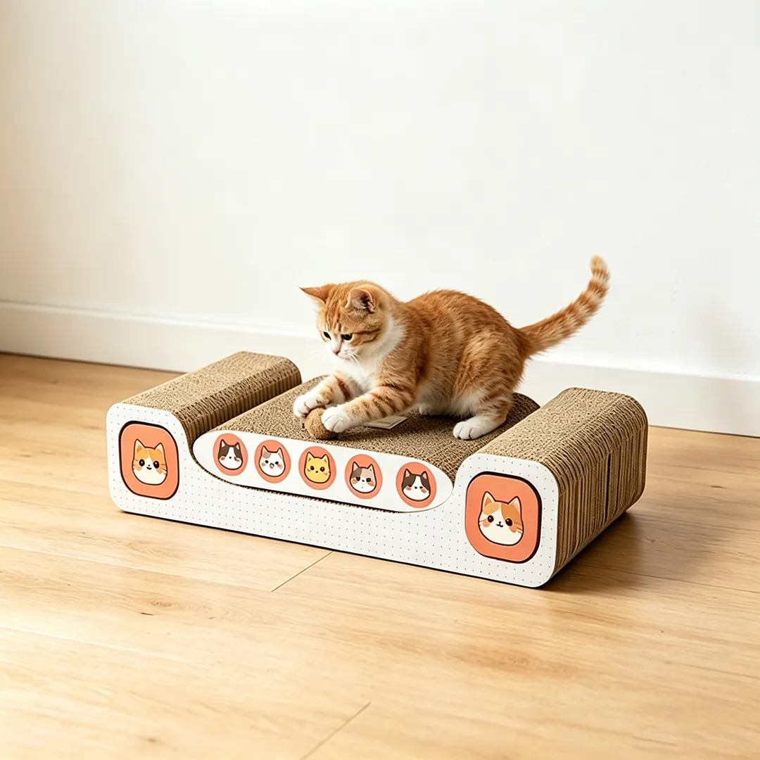 Custom Hot Sale Modular Chaise Lounge Cat Scratcher Set ZB-0137