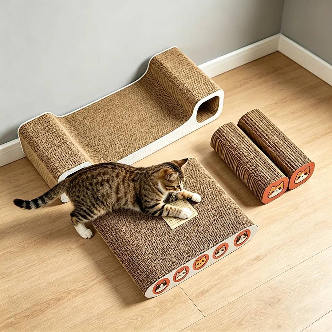 Custom Hot Sale Modular Chaise Lounge Cat Scratcher Set ZB-0137