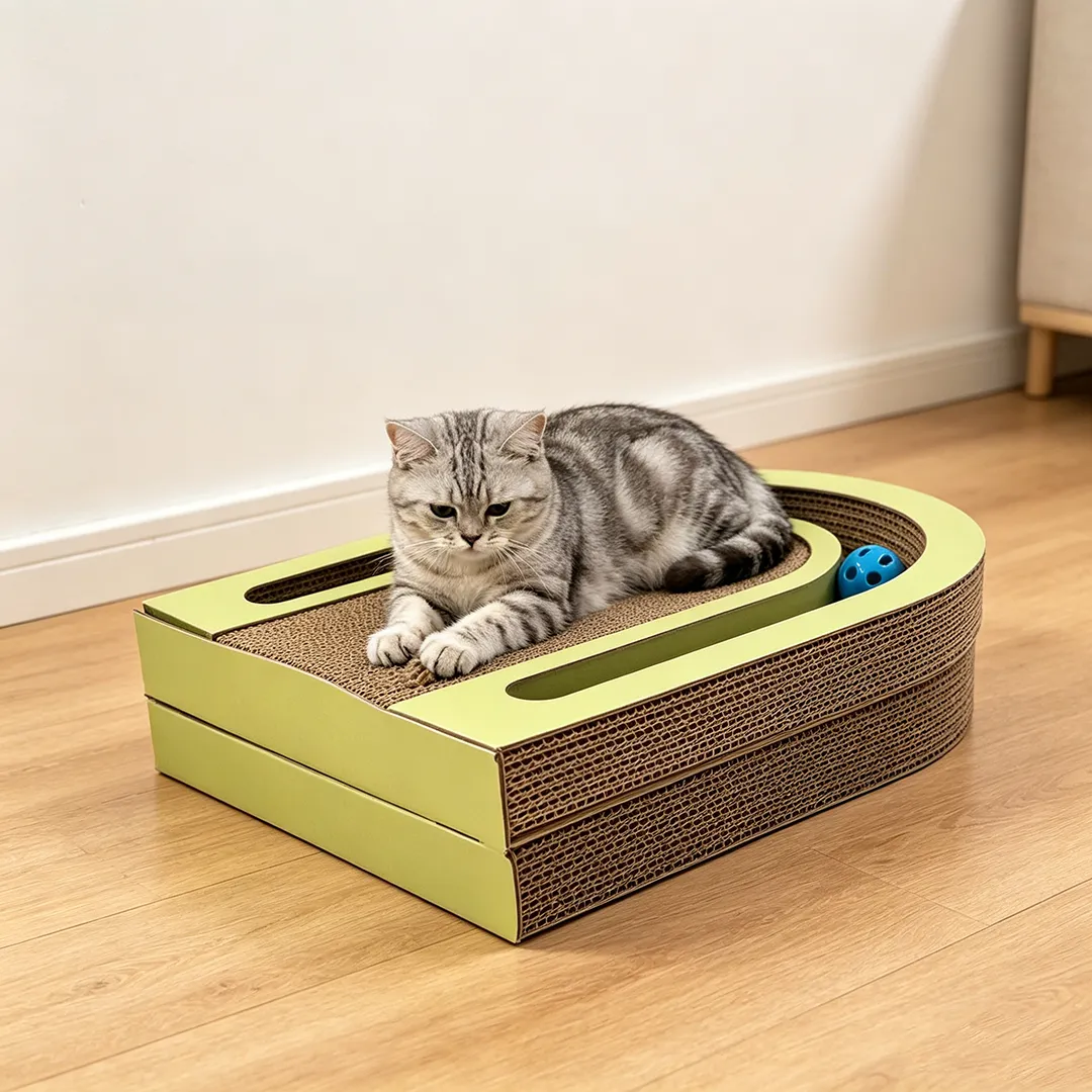 Hot Sale Custom Track Rolling Ball Cat Scratcher, Item No.ZB-0147