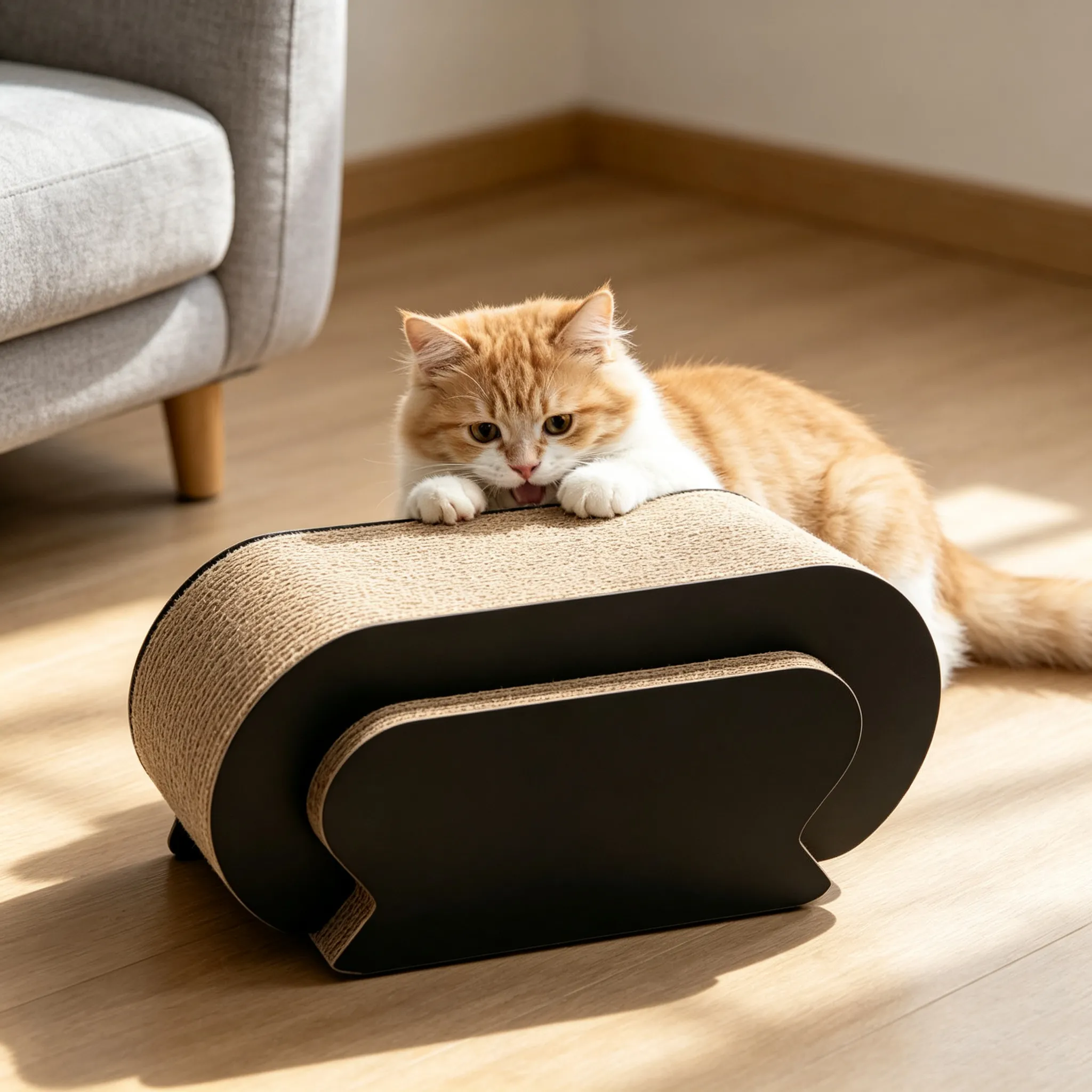 Wholesale Custom Mother-child Dual-purpose Cat Scratcher ZB-0162