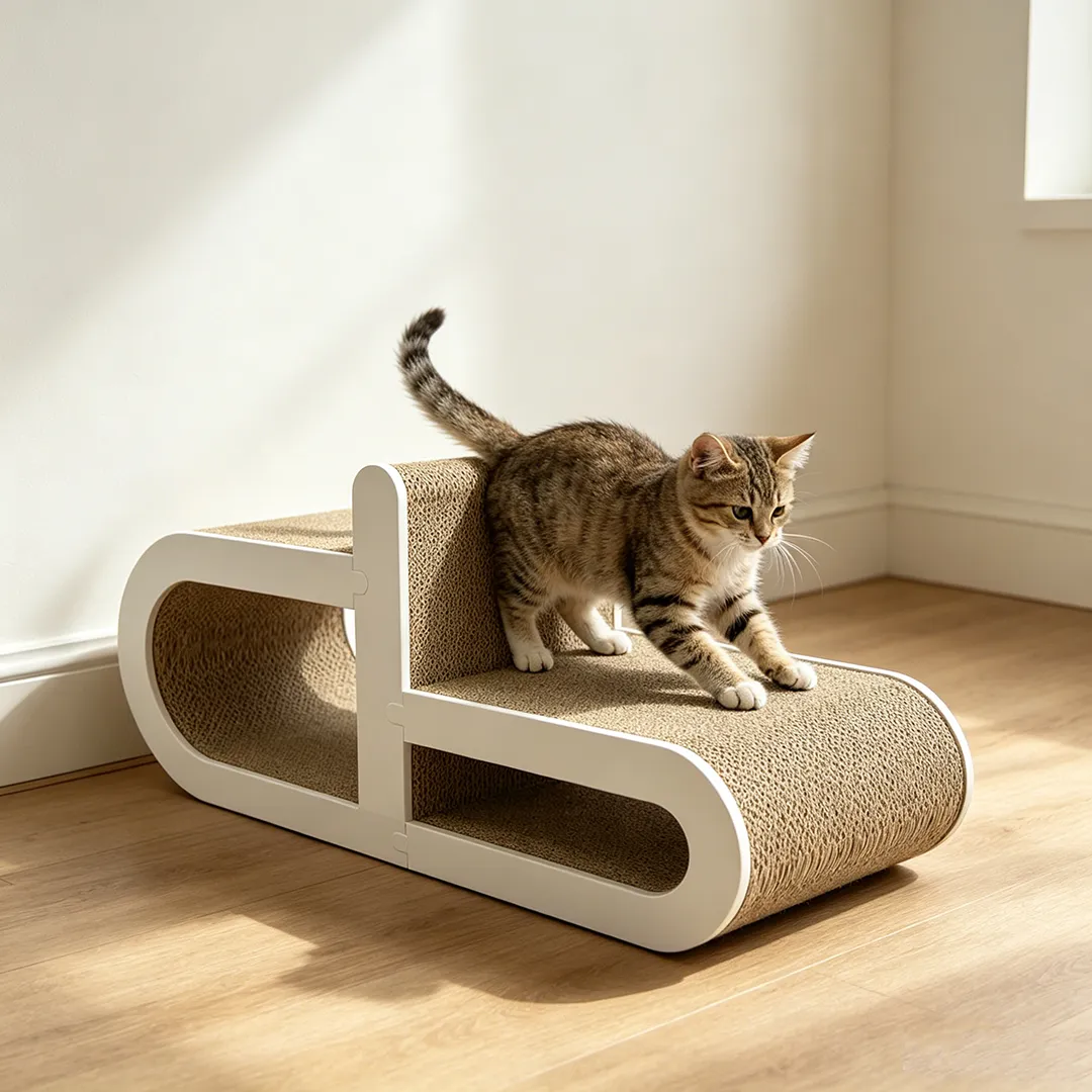 Wholesale Custom Modular Cat Scratcher Lounge Bed, Model ZB-0170
