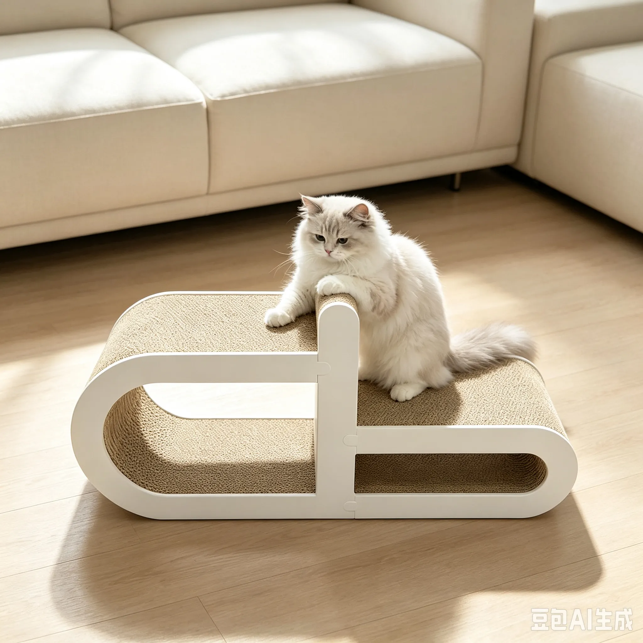 Wholesale Custom Modular Cat Scratcher Lounge Bed, Model ZB-0170