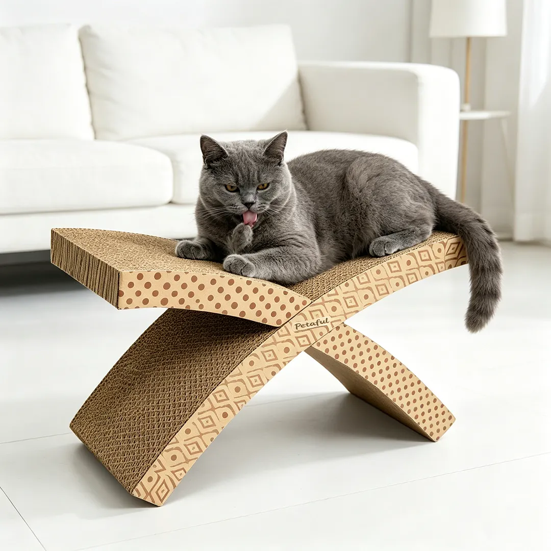 Wholesale Custom Cross Interlocking X-Shape Cat Scratcher ZB-0174