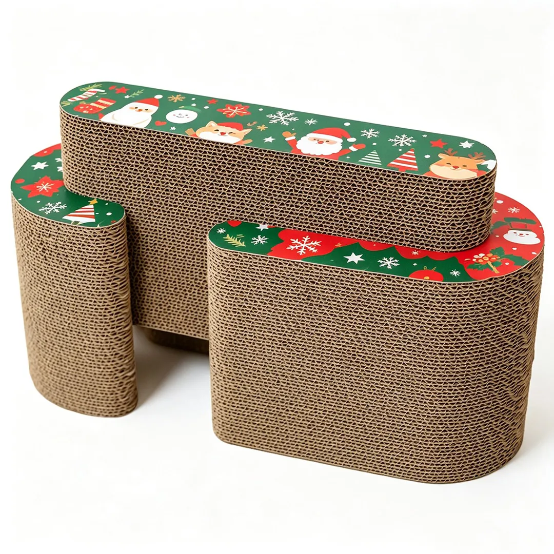 Christmas Custom 2-in-1 Combination Cat Scratcher ZB-0192