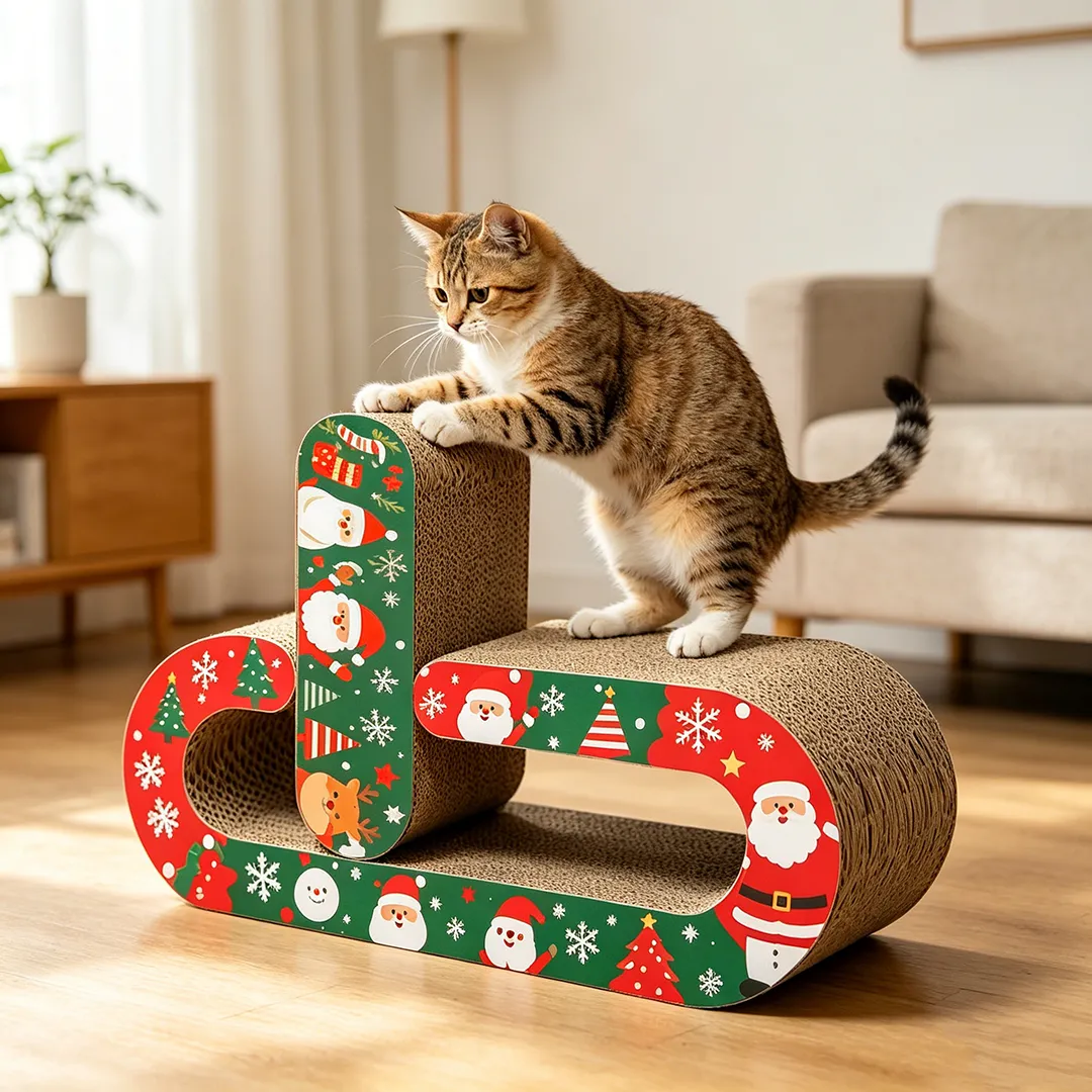 Christmas Custom 2-in-1 Combination Cat Scratcher ZB-0192