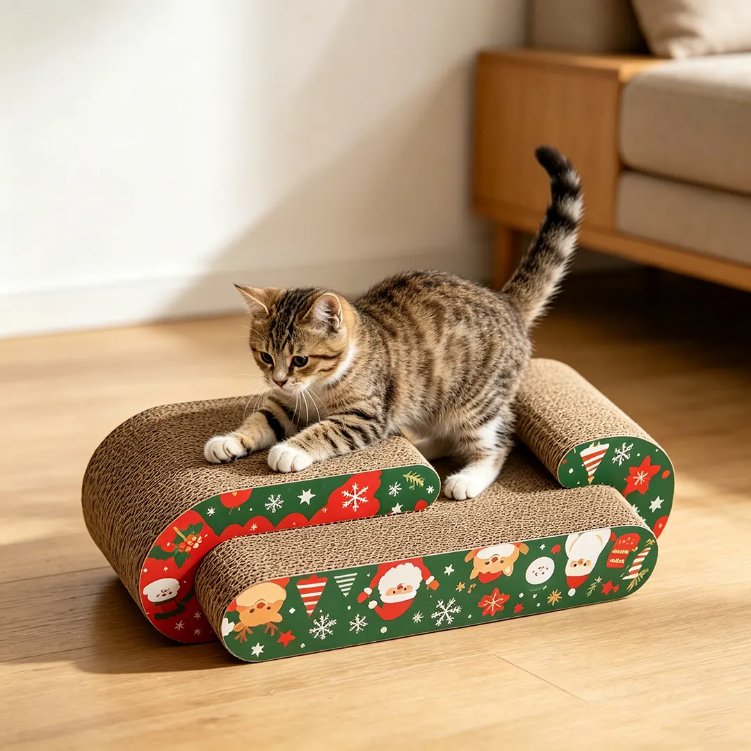 Christmas Custom 2-in-1 Combination Cat Scratcher ZB-0192