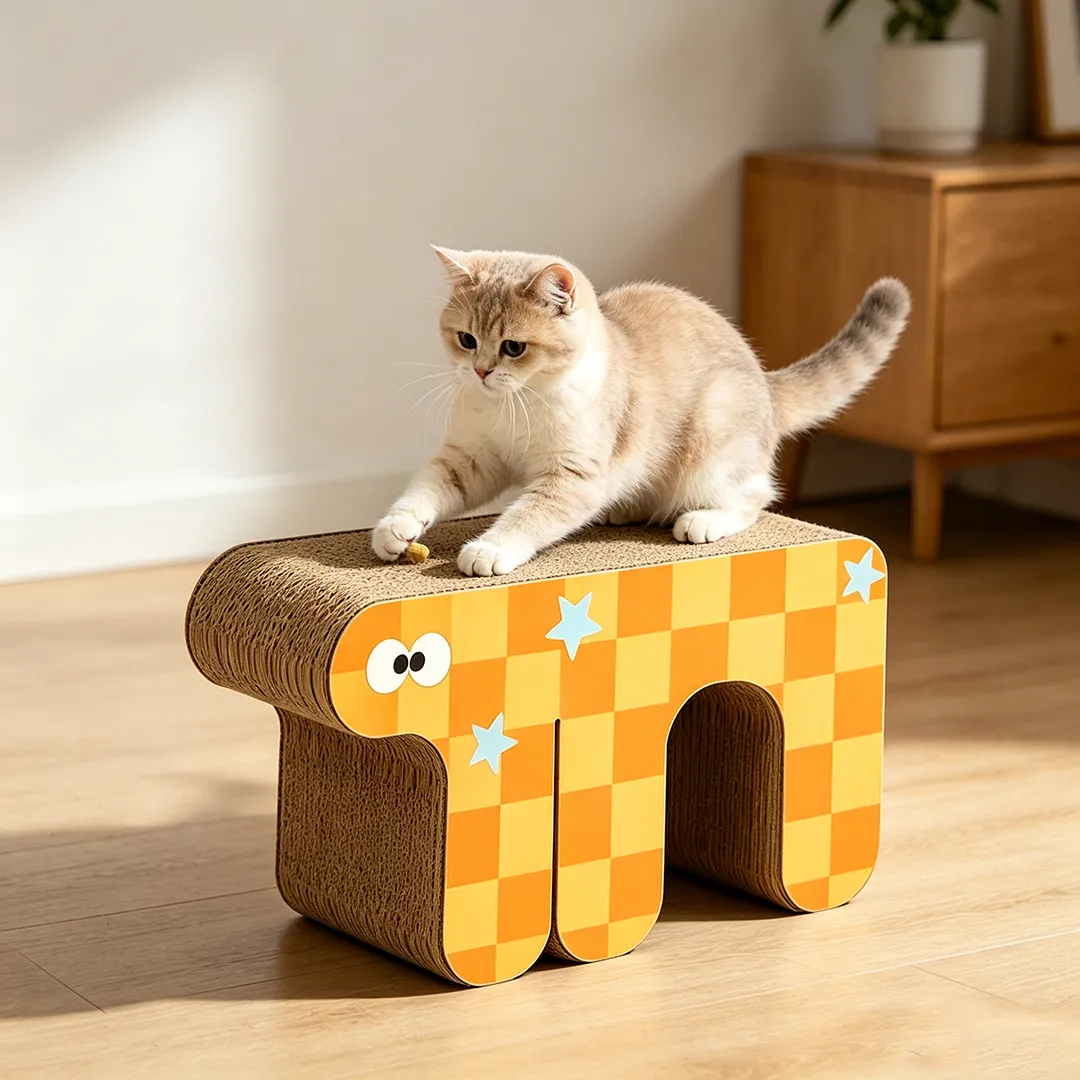 Customizable Cute Elephant Modular Cat Scratcher ZB-0194