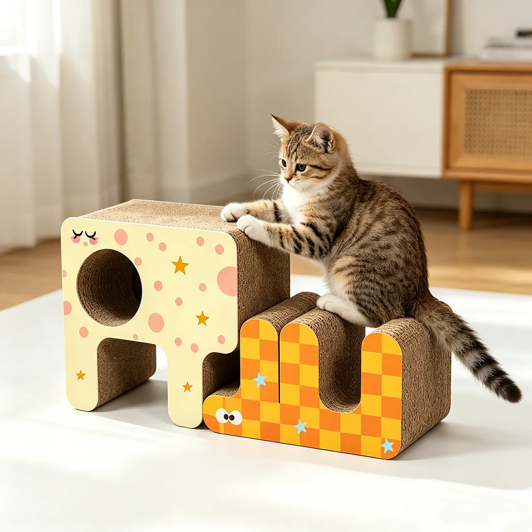Customizable Cute Elephant Modular Cat Scratcher ZB-0194