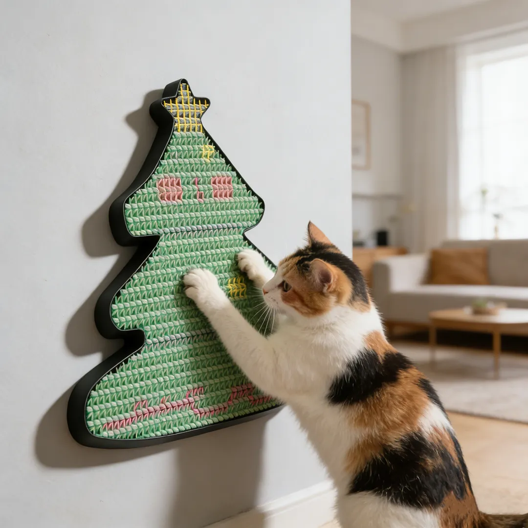 Hot Sale Custom Christmas Tree Cat Scratcher ZB-0096