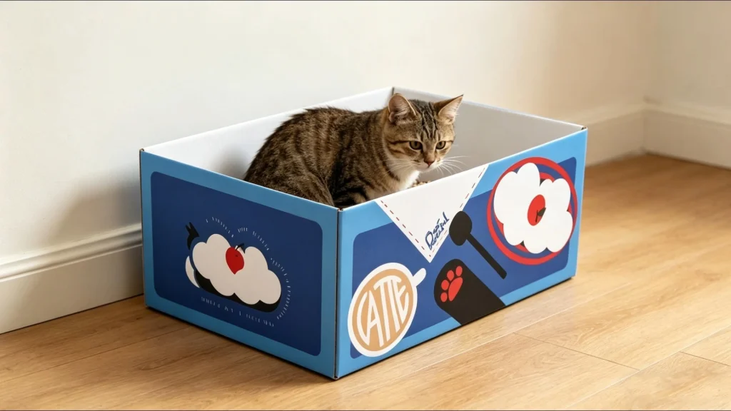 Hot custom small black cat cherry litter box
