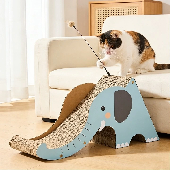 High-Quality Custom Elephant Trunk Slide Scratching Post